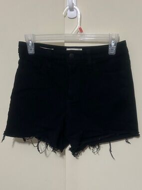 Universal Thread Black Distressed Denim Cutoff Shorts